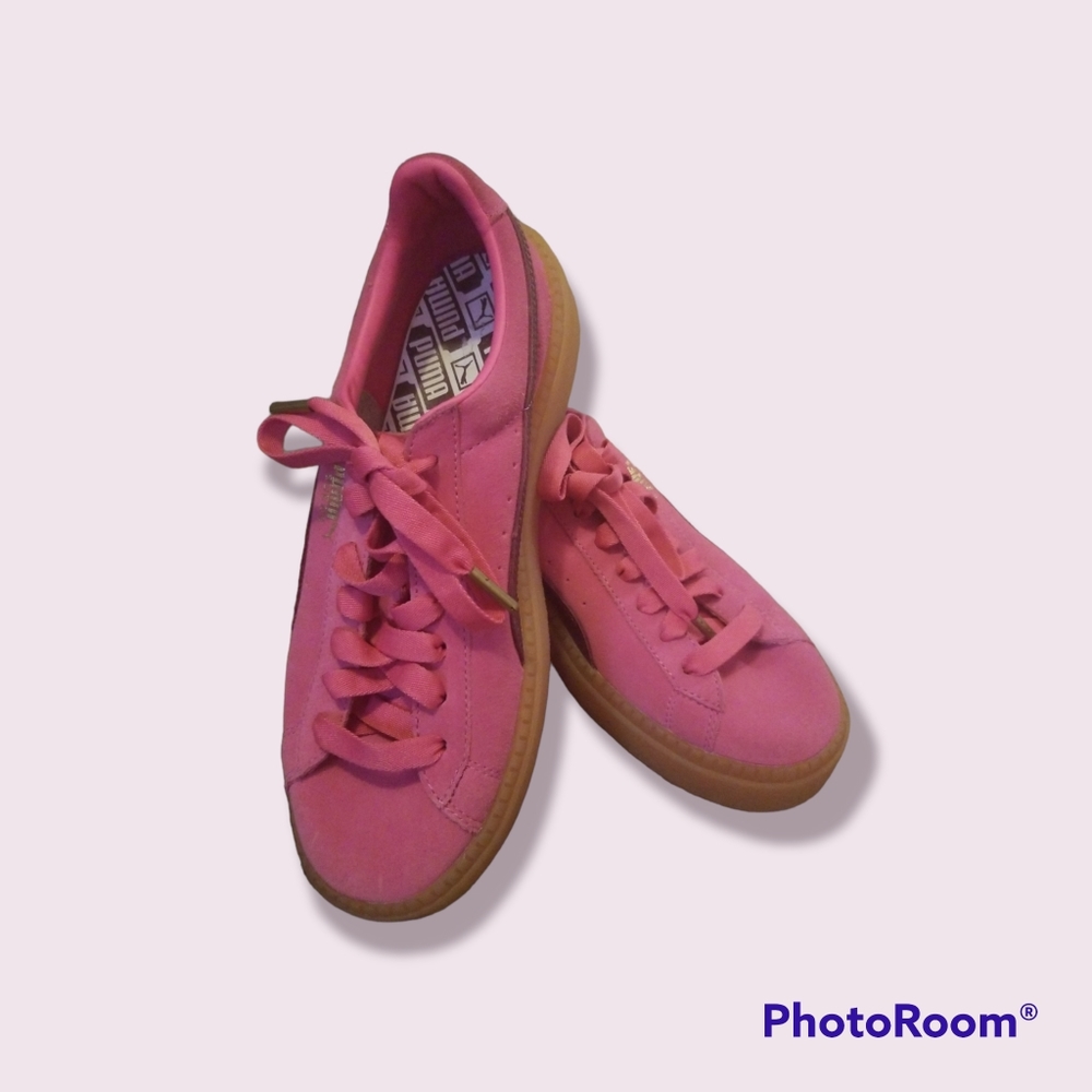 Puma Suede Pink Sneakers